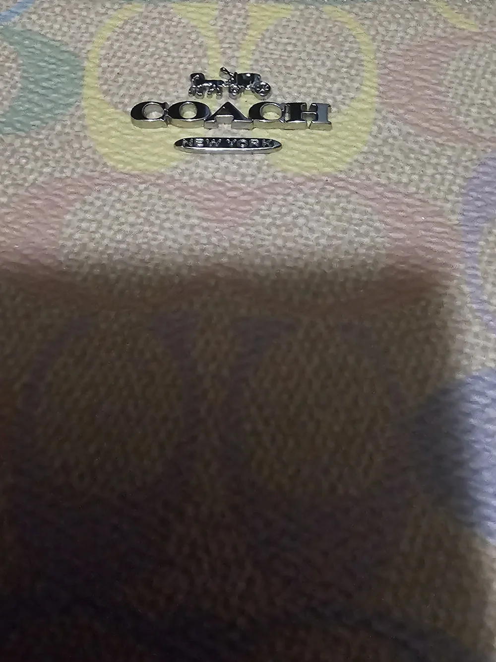 Coach Mini Wristlet Shoulder Bag - Pastel Pink Multi - Picture 8 of 9